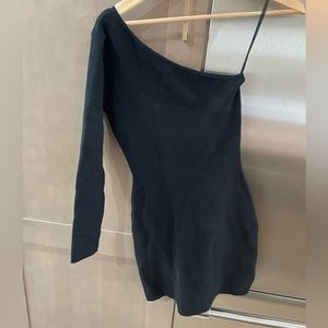 Black 1 shoulder dress